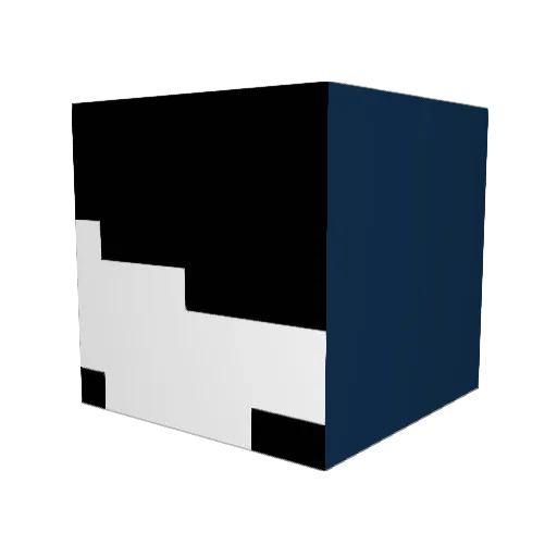 pixxystix Minecraft avatar head, 3D render
