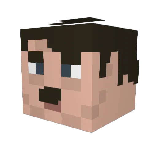 piyan3368 Minecraft avatar head, 3D render