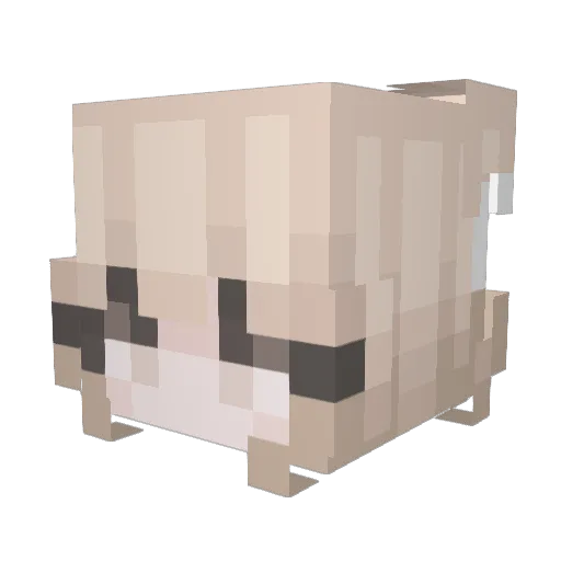piyomaru15 Minecraft avatar head, 3D render