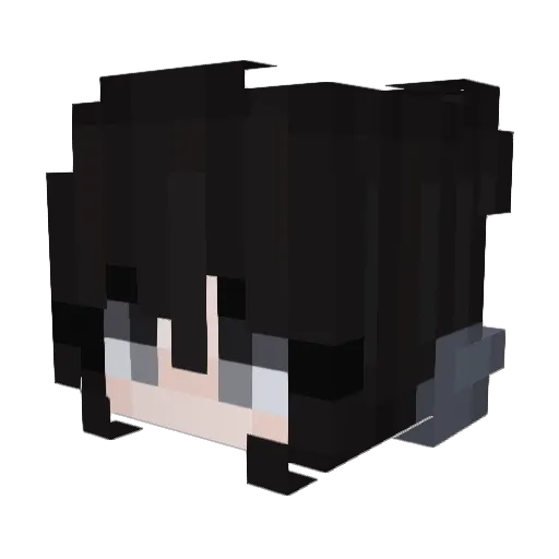 piyyg Minecraft avatar head, 3D render
