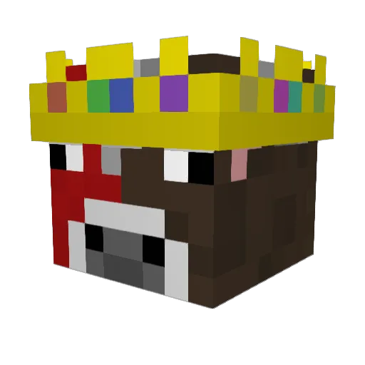pizaGiraffes Minecraft avatar head, 3D render