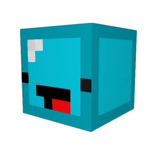 pizza12322 Minecraft avatar head, 3D render