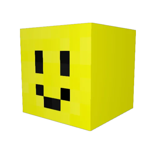 pizza_man_10 Minecraft avatar head, 3D render