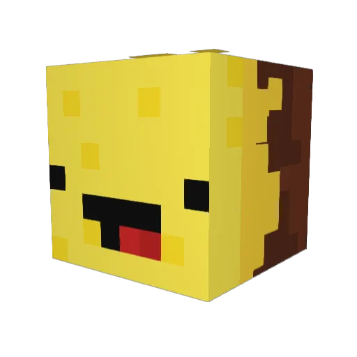 pizza_rolz Minecraft avatar head, 3D render
