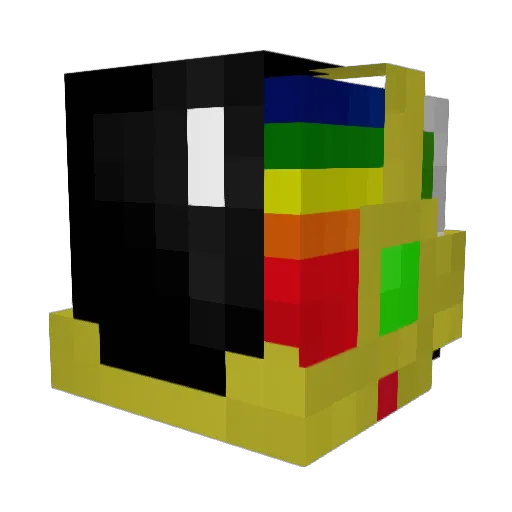pizzabagel_ Minecraft avatar head, 3D render