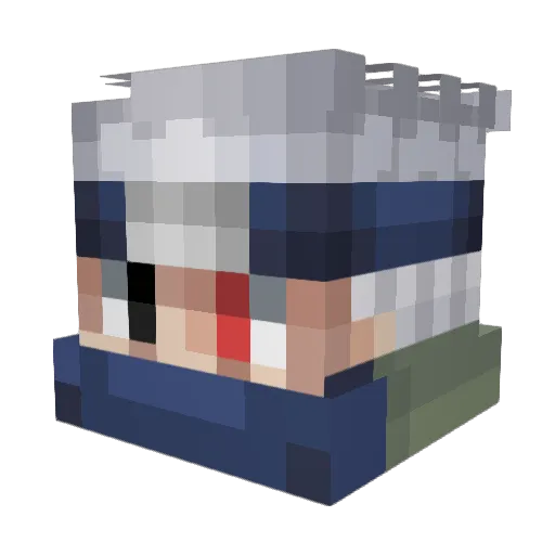 pizzaboi579 Minecraft avatar head, 3D render