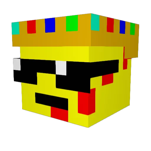 pizzabr201 Minecraft avatar head, 3D render