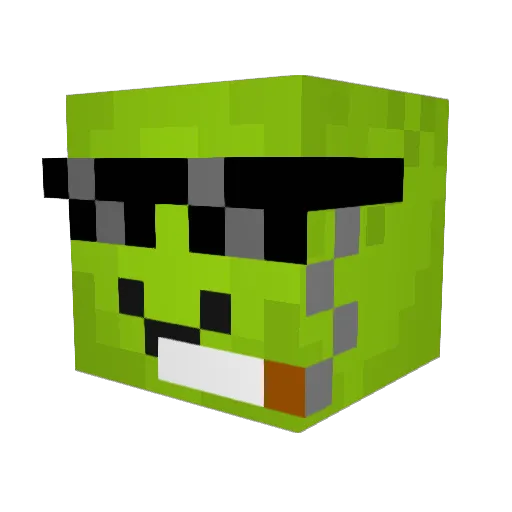 pizzadood_ Minecraft avatar head, 3D render
