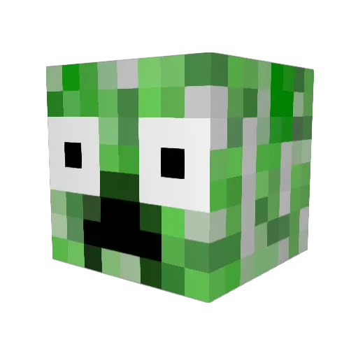 pizzaeating_man Minecraft avatar head, 3D render