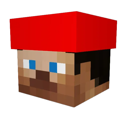 pizzaguy4122 Minecraft avatar head, 3D render