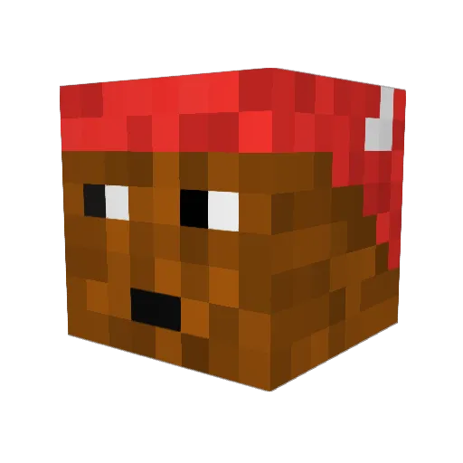 pizzaguy77 Minecraft avatar head, 3D render