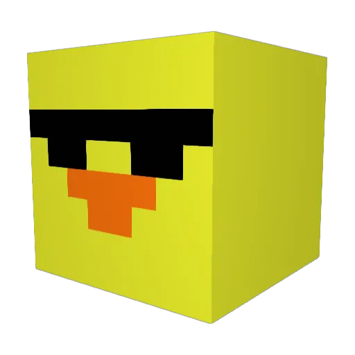 pizzaisfluffy Minecraft avatar head, 3D render