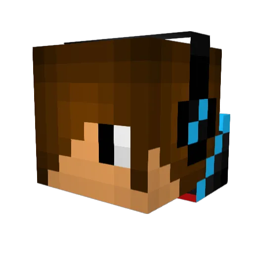 pizzapizza88 Minecraft avatar head, 3D render