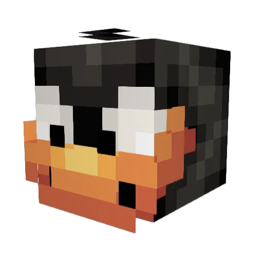 pizzaroll2004 Minecraft avatar head, 3D render
