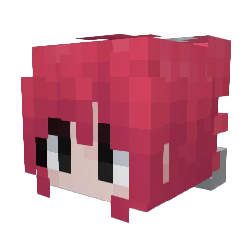 pizzastubelp Minecraft avatar head, 3D render