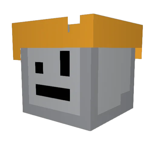 Minecraft-Avatar von pizzatheone: Kopf als 3D-Render