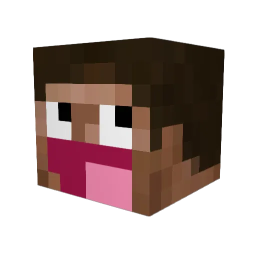 pizzguzzler22 Minecraft avatar head, 3D render