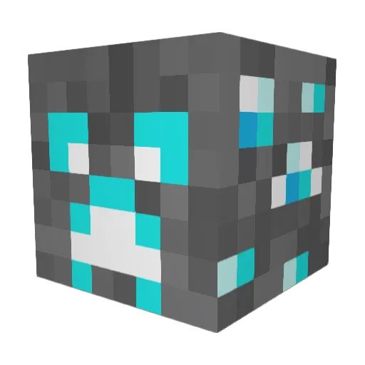 pizziza Minecraft avatar head, 3D render