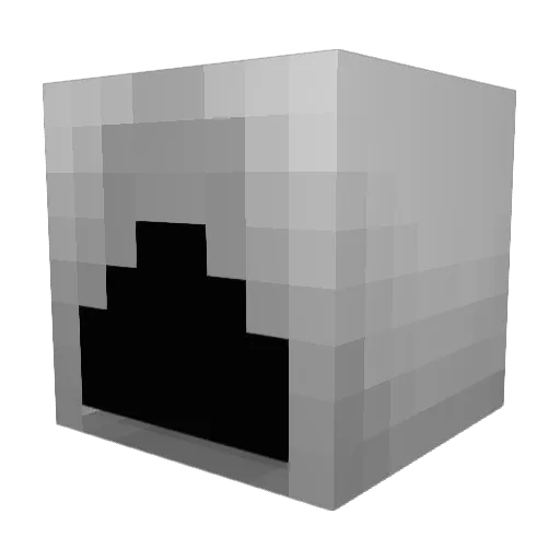pj1230 Minecraft avatar head, 3D render