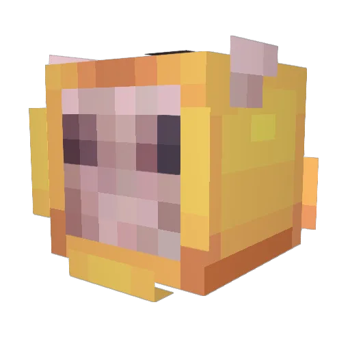 pj333 Minecraft avatar head, 3D render