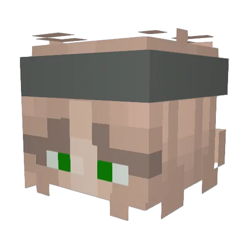 pj901 Minecraft avatar head, 3D render