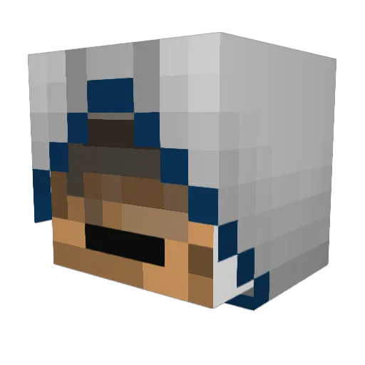 pjbucki Minecraft avatar head, 3D render