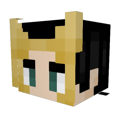pjimcu Minecraft avatar head, 3D render