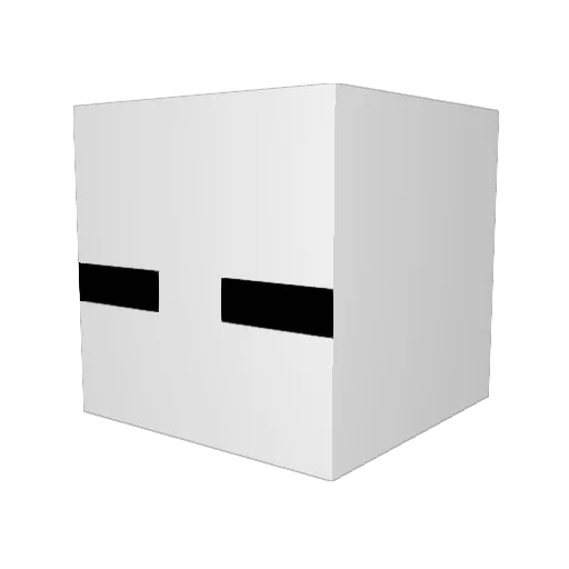 pjkm Minecraft avatar head, 3D render