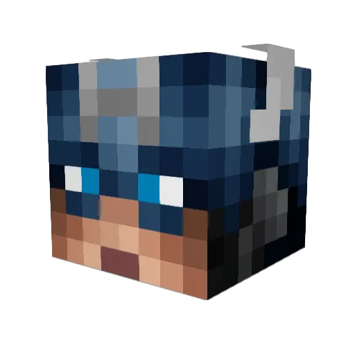 pjl12345 Minecraft avatar head, 3D render
