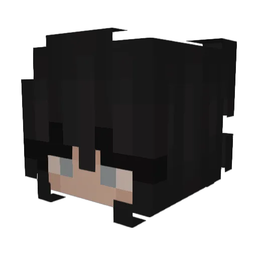 pjvmsarah Minecraft avatar head, 3D render