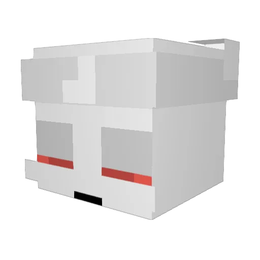 pkdave44 Minecraft avatar head, 3D render