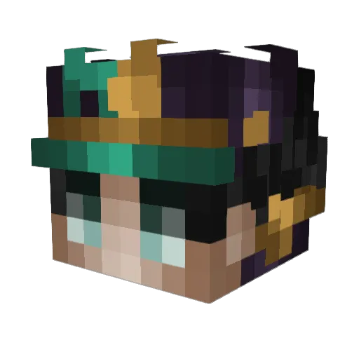 pkfrosty4 Minecraft avatar head, 3D render