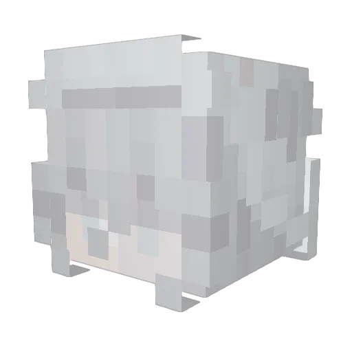 pkgd Minecraft avatar head, 3D render