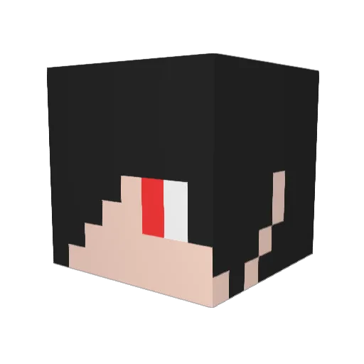 pkh1242 Minecraft avatar head, 3D render