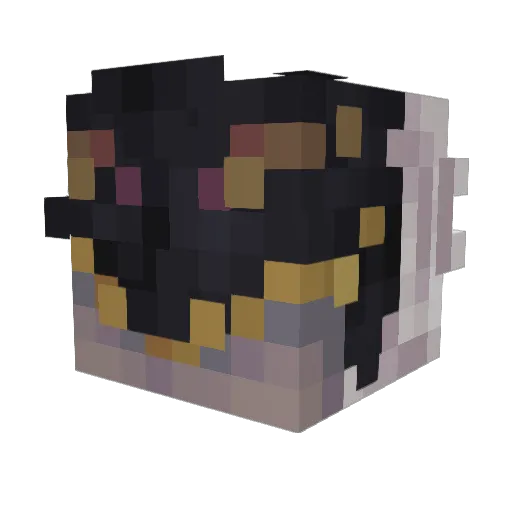 pl0926 Minecraft avatar head, 3D render