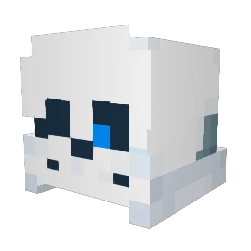 pl45000 Minecraft avatar head, 3D render