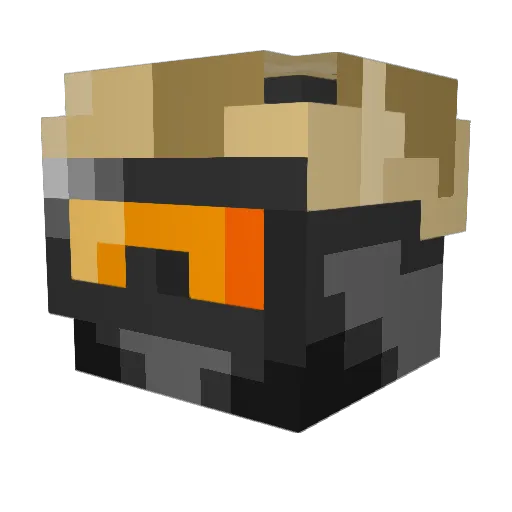 pl4y3r97 Minecraft avatar head, 3D render