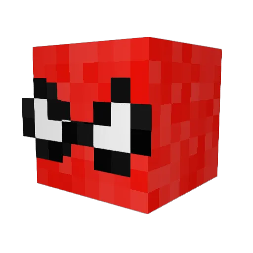 plagu3x Minecraft avatar head, 3D render