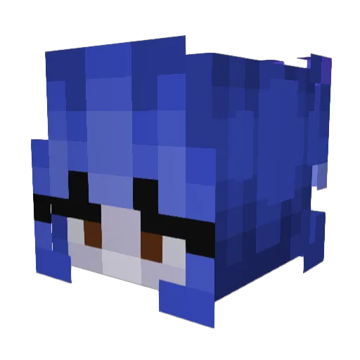 plague7551 Minecraft avatar head, 3D render