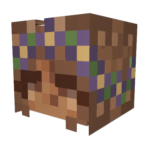 plaifon004 Minecraft avatar head, 3D render