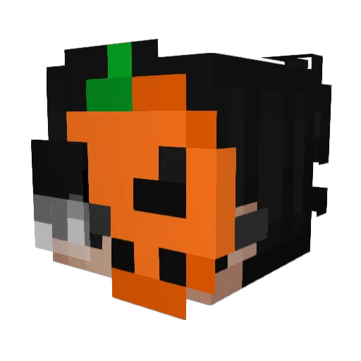 planalto Minecraft avatar head, 3D render