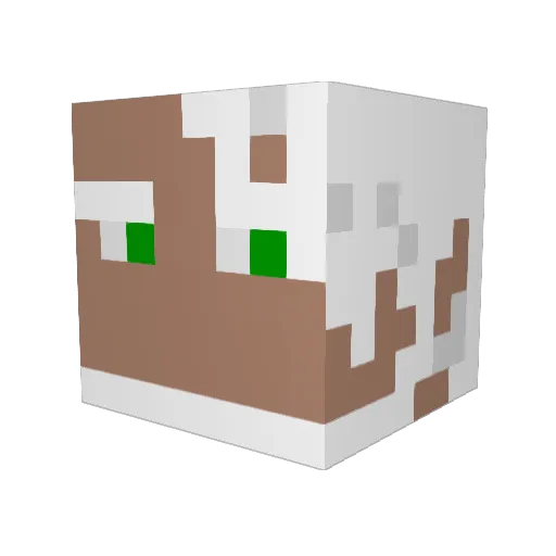 planetchips Minecraft avatar head, 3D render