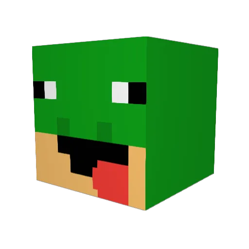 planetdestroyer9 Minecraft avatar head, 3D render