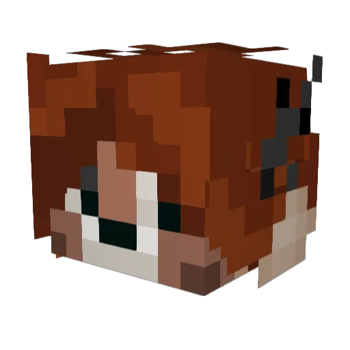 planetmorgoth Minecraft avatar head, 3D render