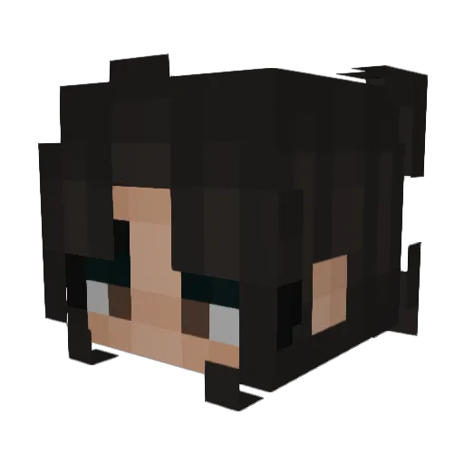 planetxbee Minecraft avatar head, 3D render
