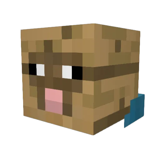 planka123 Minecraft avatar head, 3D render