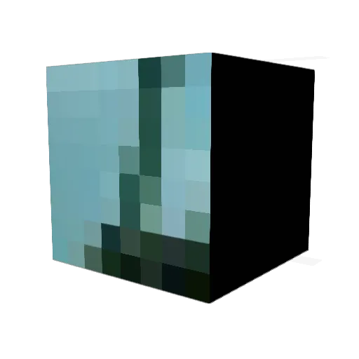 plankton_SPS Minecraft avatar head, 3D render
