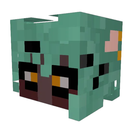 plantagamer1 Minecraft avatar head, 3D render