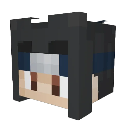 plantation90 Minecraft avatar head, 3D render