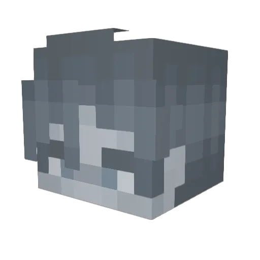 plantey1 Minecraft avatar head, 3D render